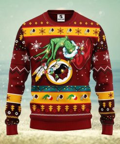 Washington Redskins Grinch Christmas Ugly Sweater