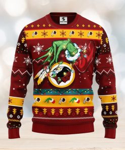 Washington Redskins Grinch Christmas Ugly Sweater