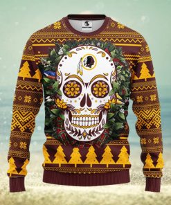 Minnesota Vikings Skull Flower Ugly Christmas Ugly Sweater - Limotees