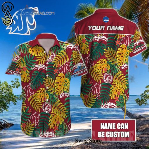 Washington State Cougars NCAA For Fan All Over Printed Hawaiian Shirt