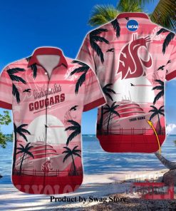 Washington State Cougars NCAA For Sport Fan Personalized Hawaii Shirt