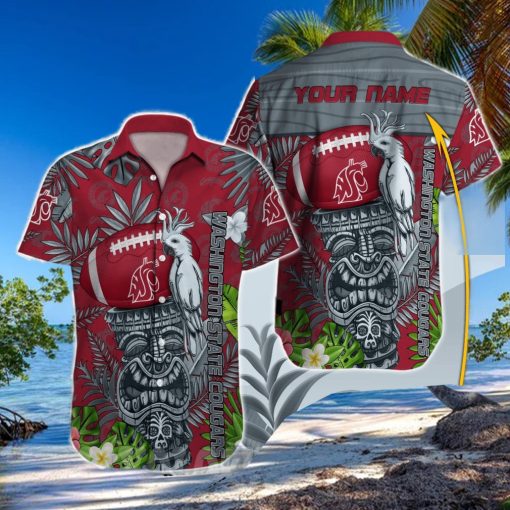 Washington State Cougars NCAA Full Printing 3D Hawaii Shirt