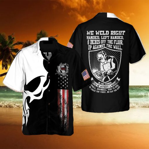 Welder Proud Skull 2 Hawaiian Shirt