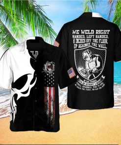 Welder Proud Skull 2 Hawaiian Shirt