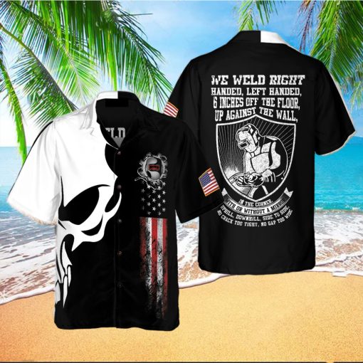 Welder Proud Skull 2 Hawaiian Shirt