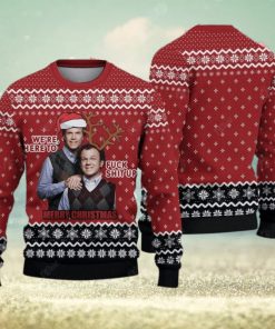 We’re Here To F Sh Up Merry Xmas Ugly Christmas Sweater Gift For Holiday Step Brothers