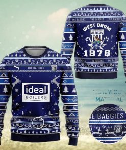 West Bromwich Albion Fc The Baggies Ugly Christmas Sweater