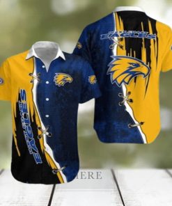 West Coast Eagles Vintage Hawaiian Shirt