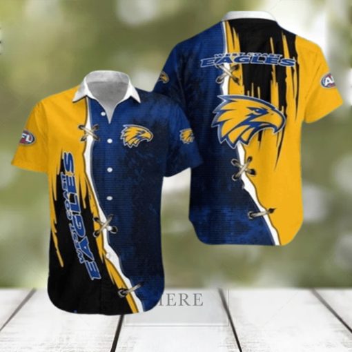 West Coast Eagles Vintage Hawaiian Shirt