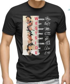 West Side Team signatures 2023 shirt