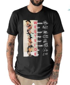 West Side Team signatures 2023 shirt