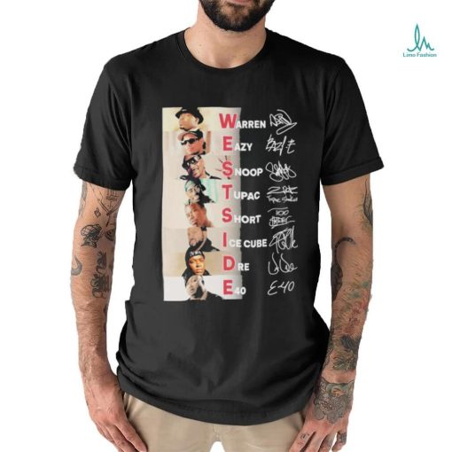 West Side Team signatures 2023 shirt