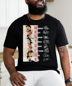 West Side Team signatures 2023 shirt