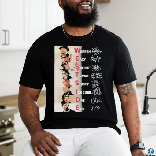 West Side Team signatures 2023 shirt