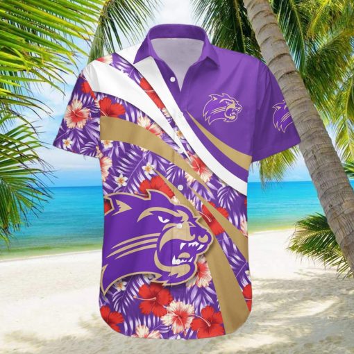 Western Carolina Catamounts 3D Hawaiian Shirt Hibiscus Sport Style NCAA Summer Beach For Fans Gift hawaiian shirt