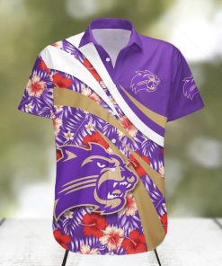 Western Carolina Catamounts 3D Hawaiian Shirt Hibiscus Sport Style NCAA Summer Beach For Fans Gift hawaiian shirt