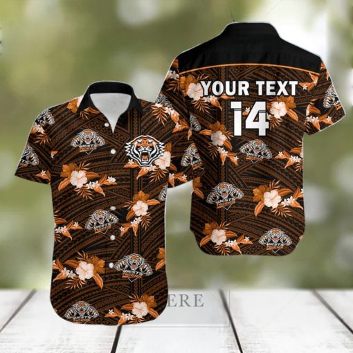 Wests Tigers Personalized NRL 2023 Tropical Hawaiian Best Gift For Men And Women Fans hawaiian shirt