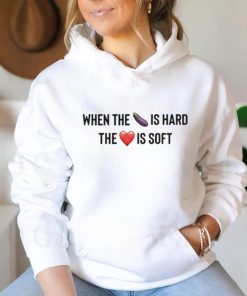 When The Eggplant Is Hard The Love Is Soft Tee Shirt