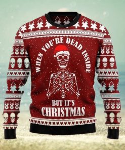 When You’re Dead Inside but It’s Christmas Ugly Sweater