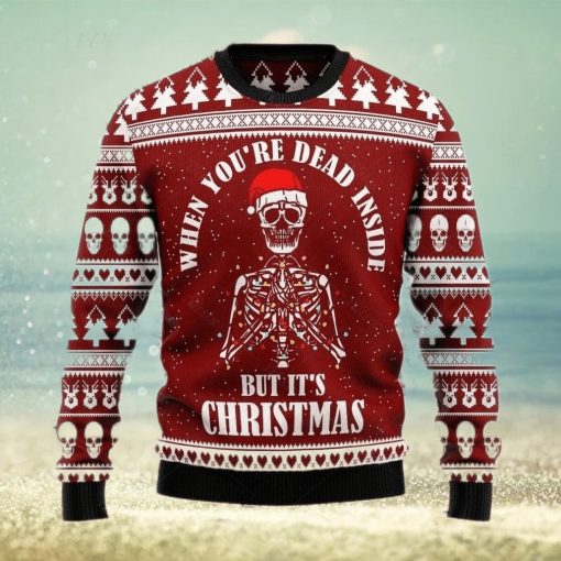 When You’re Dead Inside but It’s Christmas Ugly Sweater