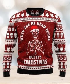 When You’re Dead Inside but It’s Christmas Ugly Sweater