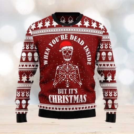 When You’re Dead Inside but It’s Christmas Ugly Sweater