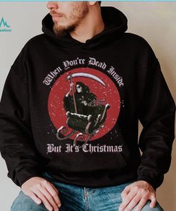 When you’re dead inside but it’s christmas – Devil skull on Christmas, Christmas day ugly sweater