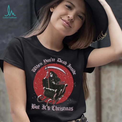 When you’re dead inside but it’s christmas – Devil skull on Christmas, Christmas day ugly sweater