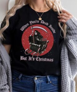 When you’re dead inside but it’s christmas – Devil skull on Christmas, Christmas day ugly sweater