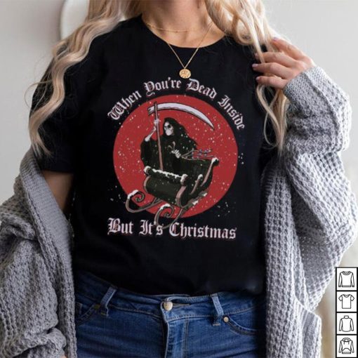 When you’re dead inside but it’s christmas – Devil skull on Christmas, Christmas day ugly sweater