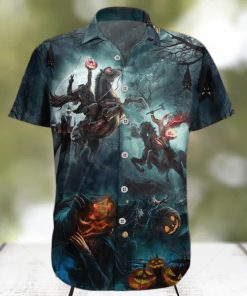 Where Is My Head Halloween Hawaiian Shirt Spooky Horror Halloween Aloha Shirt