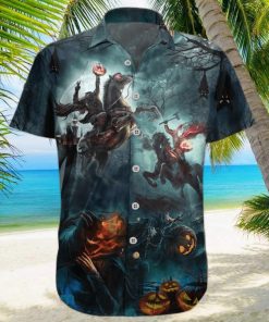 Where Is My Head Halloween Hawaiian Shirt Spooky Horror Halloween Aloha Shirt