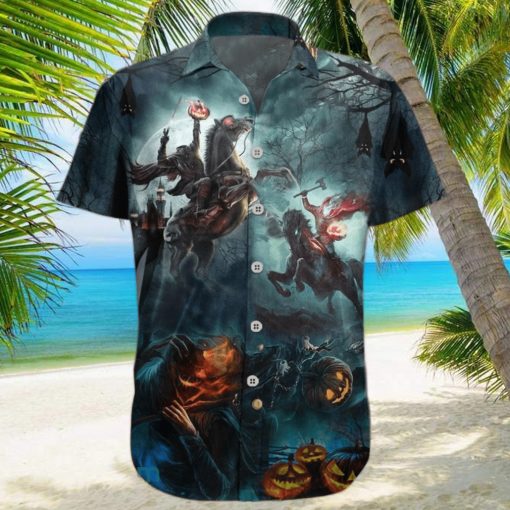 Where Is My Head Halloween Hawaiian Shirt Spooky Horror Halloween Aloha Shirt