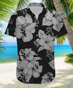 White Sox Hawaiian Shirt Big Hibiscus Pattern Chicago White Sox Gift hawaiian shirt