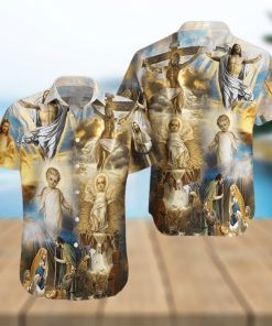 Whole Life Of Jesus Unisex Hawaiian Aloha Shirt