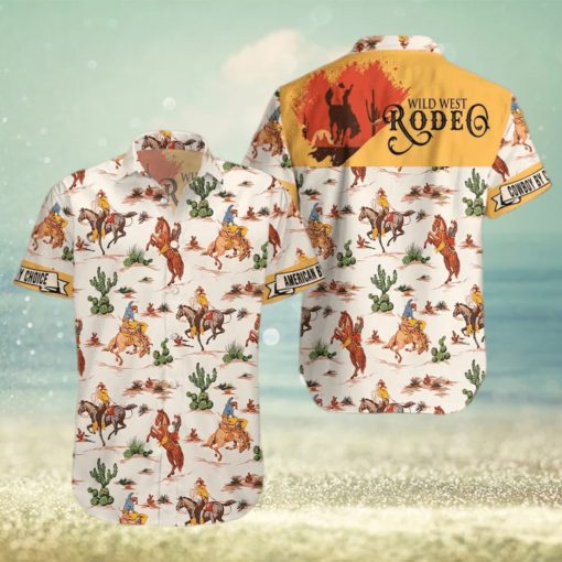 Wild West Rodeo Cowboy Hawaiian Shirt