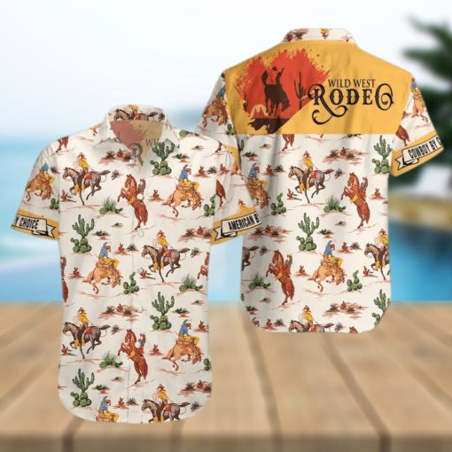 Wild West Rodeo Cowboy Hawaiian Shirt