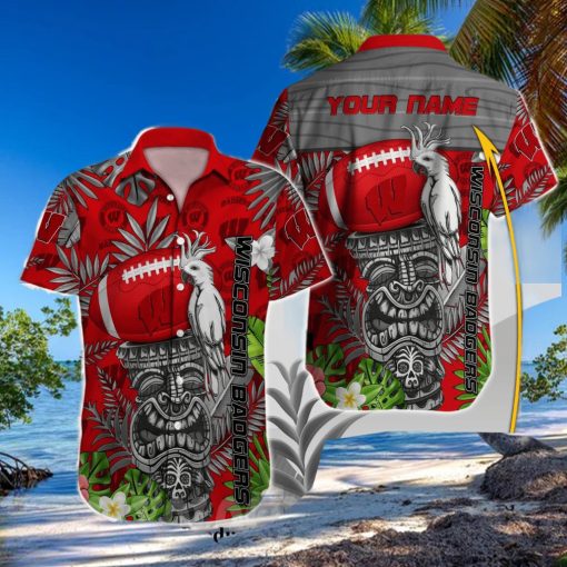 Wisconsin Badgers NCAA Classic All Over Print Hawaii Shirt