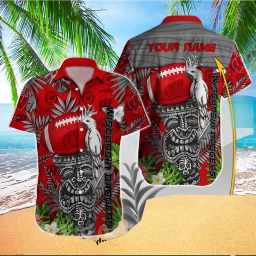 Wisconsin Badgers NCAA Classic All Over Print Hawaii Shirt