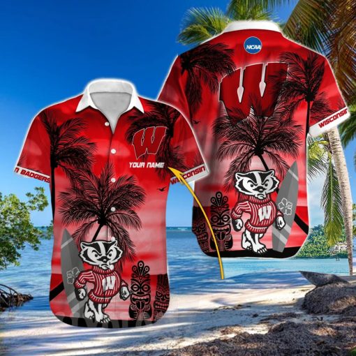 Wisconsin Badgers NCAA Full Print Classic Personalized Hawaii Shirt