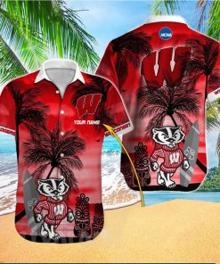 Wisconsin Badgers NCAA Full Print Classic Personalized Hawaii Shirt