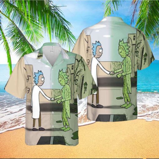 Wish You Were Here x Rick Sanchez Hawaiian Shirt