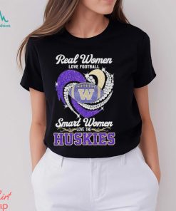 Women Love Football Smart Women Love Washington Huskies Tshirt