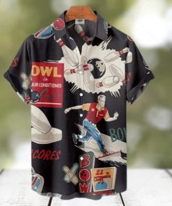 Women s Vintage 50s Bowling Hawaiian Shirt