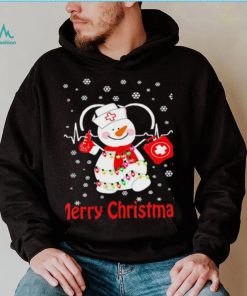 Womens Snowman Nurse Christmas With Nurs T Shirt