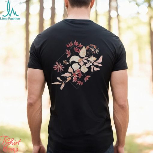 Women’s Watercolor Plants And Flowers Short Sleeve Tee Florals Casual T Shirt Hand Drawn Botanical Shirt Plus Size Clothing Plant Lover Hoodie Classic