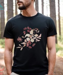 Women’s Watercolor Plants And Flowers Short Sleeve Tee Florals Casual T Shirt Hand Drawn Botanical Shirt Plus Size Clothing Plant Lover Hoodie Classic