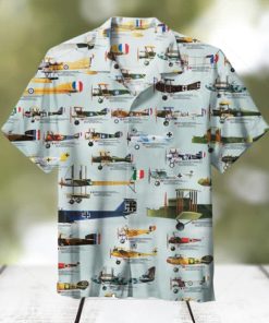 World War I Aircraft Hawaiian Shirt