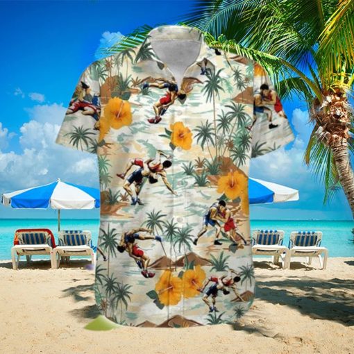 Wrestling Is My Favorite Season Unisex Hawaiian Shirts