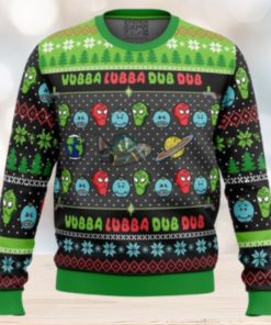 Wubba Lubba Rick and Morty Ugly Christmas Sweater